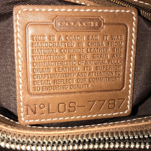 Beautifully made supple leather Coach tote - Picture 2 of 8